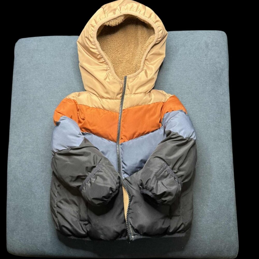 Multi-Colored Boys Swiss Tech Puff Coat Size 12mo